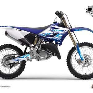Kit Deco Moto Cross Eraser Yamaha 250 YZ Bleu LIGHT 2005