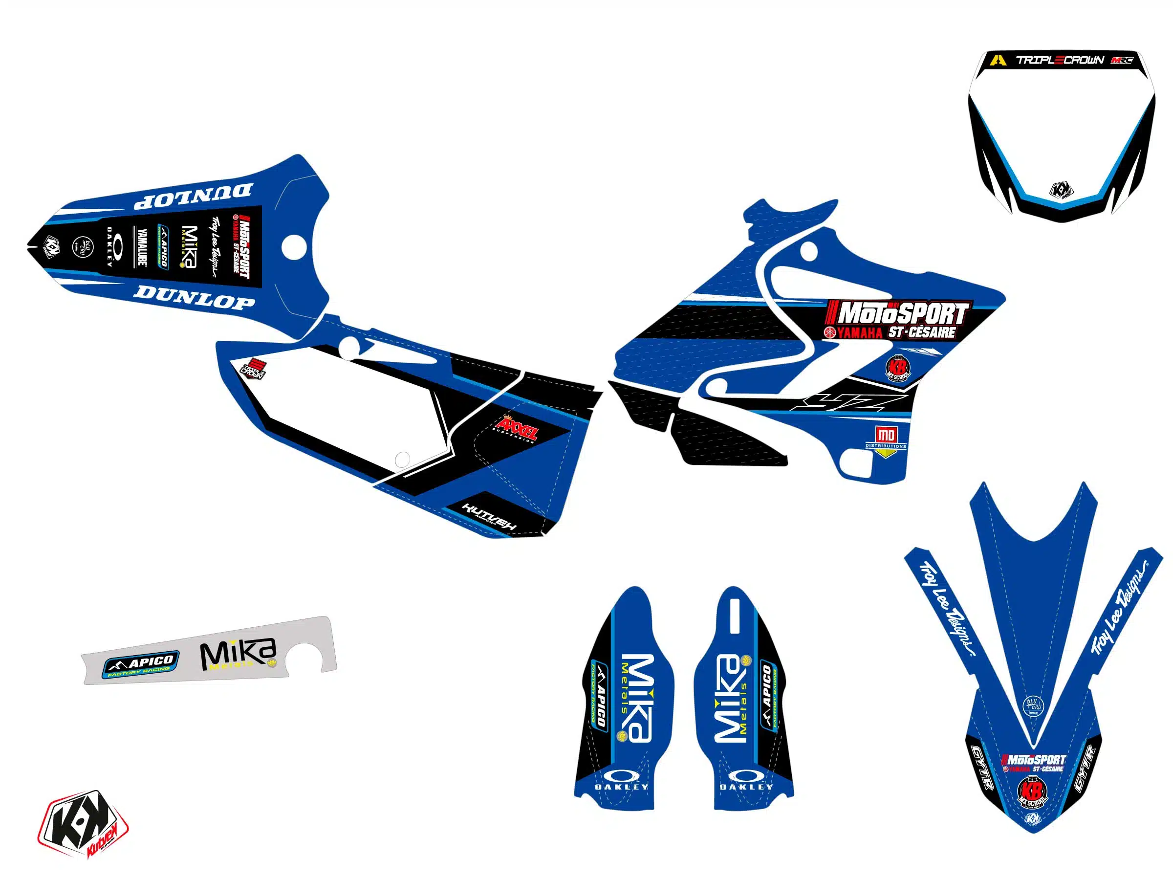 Kit Deco Moto Cross Replica Kaven Benoit K21 Yamaha 250 YZ 2005 – Image 2