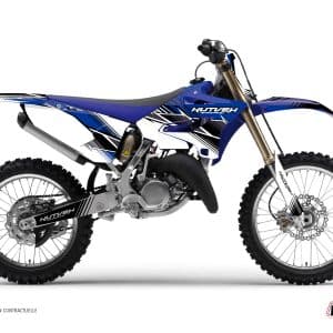 Kit Deco Moto Cross Stripe Yamaha 250 YZ Bleu 2006-2008
