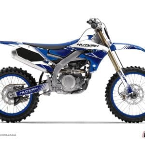 Kit Deco Moto Cross Stripe Yamaha 250 YZF Bleu Nuit 2003