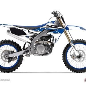 Kit Deco Moto Cross Replica Yamaha 250 YZF Blanc Bleu 2003