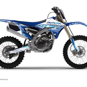 Kit Deco Moto Cross Eraser Yamaha 250 YZF Bleu 2004-2005