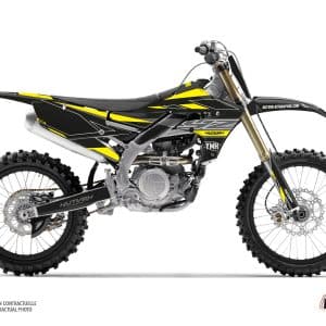 Kit Deco Moto Cross Outline Yamaha 250 YZF Jaune 2004-2005
