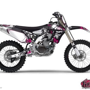 Kit Deco Moto Cross Trash Yamaha 250 YZF Noir Rose 2009