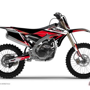Kit Deco Moto Cross Stage Yamaha 250 YZF Noir Rouge 2009