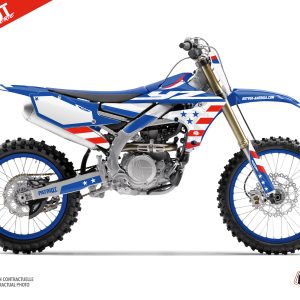 Kit Deco Moto Cross Patriot Yamaha 250 YZF Bleu 2009
