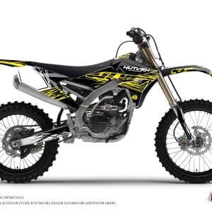Kit Deco Moto Cross Eraser Fluo Yamaha 250 YZF Jaune