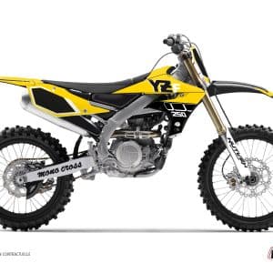 Kit Deco Moto Cross Vintage Yamaha 250 YZF Jaune