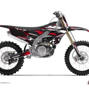 Kit Deco Moto Cross Techno Yamaha 250 YZF Rouge