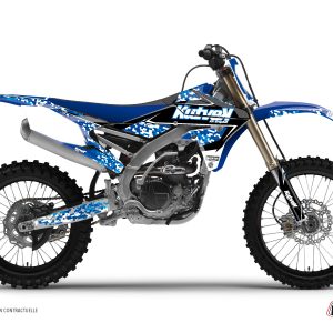 Kit Deco Moto Cross Predator Yamaha 450 YZF Bleu 2004-2005