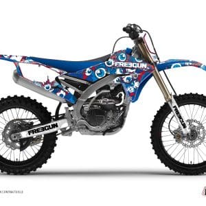 Kit Deco Moto Cross Freegun Eyed Yamaha 450 YZF Rouge 2004-2005