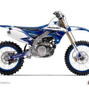 Kit Deco Moto Cross Stripe Yamaha 450 YZF Bleu Nuit 2006-2008