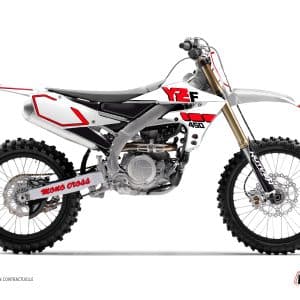 Kit Deco Moto Cross Vintage Yamaha 450 YZF Rouge 2009