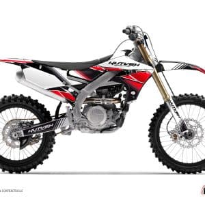 Kit Deco Moto Cross Stripe Yamaha 450 YZF Rouge 2010-2013