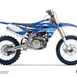 Kit Deco Moto Cross Outline Yamaha 450 YZF Bleu 2010-2013
