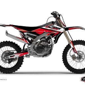 Kit Deco Moto Cross Stage Yamaha 450 YZF Noir Rouge 2014-2017