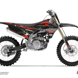Kit Deco Moto Cross Outline Yamaha 450 YZF Rouge 2014-2017