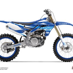 Kit Deco Moto Cross Outline Yamaha 450 YZF Bleu 2018-2022