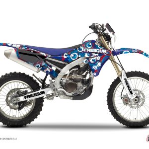 Kit Deco Moto Cross Freegun Eyed Yamaha 250 WRF Rouge 2005