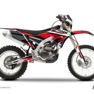 Kit Deco Moto Cross Stage Yamaha 250 WRF Noir Rouge 2006