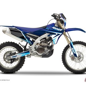 Kit Deco Moto Cross Stage Yamaha 250 WRF Bleu 2007-2013
