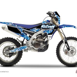 Kit Deco Moto Cross Predator Yamaha 250 WRF Bleu 2015-2019