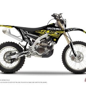 Kit Deco Moto Cross Eraser Fluo Yamaha 450 WRF Jaune 2003-2004