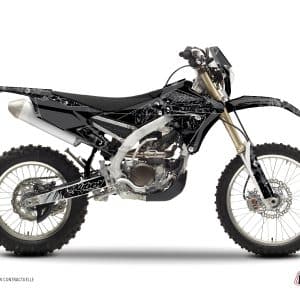 Kit Deco Moto Cross Zombies Dark Yamaha 450 WRF Noir 2012-2015