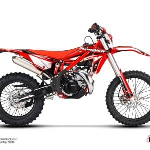 Kit Deco Moto Cross FIRENZE Beta Xtrainer Rouge Blanc Noir