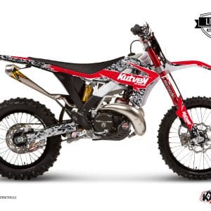 Kit Deco Moto Cross Predator GASGAS 250 ECF Noir Rouge 2012