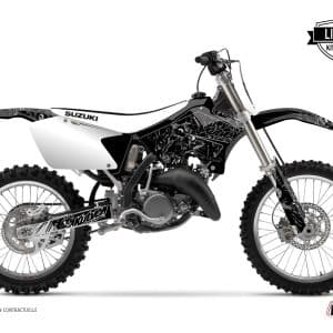 Kit Deco Moto Cross Zombies Dark Suzuki 250 RM Noir LIGHT 2003