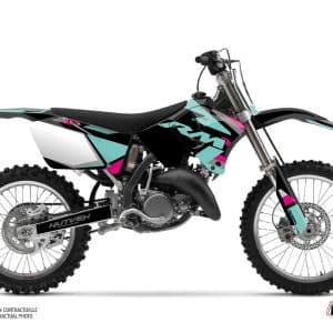 Kit Deco Moto Cross Label Suzuki 250 RM Turquoise 2003