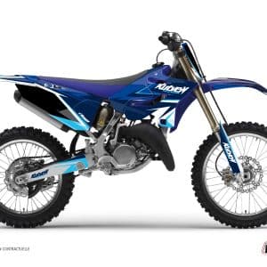 Kit Deco Moto Cross Stage Yamaha 125 YZ Bleu 1999-2001