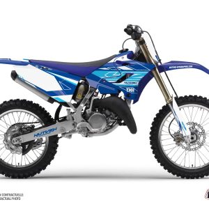Kit Deco Moto Cross Outline Yamaha 250 YZ Bleu 1991