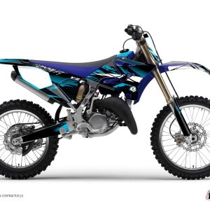 Kit Deco Moto Cross Techno Yamaha 250 YZ Bleu 1992