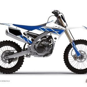 Kit Deco Moto Cross Replica Yamaha 250 YZ Blanc Bleu 1992