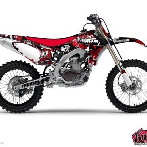 Kit Deco Moto Cross Freegun Yamaha 250 YZ Rouge 1992