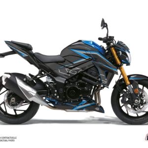 Kit Déco Moto Profil Suzuki GSX-S 750 Noir Bleu () 2017-2022