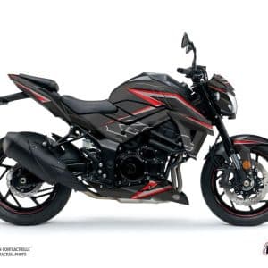 Kit Déco Moto Profil Suzuki GSX-S 750 Noir Rouge () 2017-2022