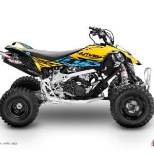 Kit Déco Quad Eraser Can Am DS 90 Jaune Bleu () 2008-2023