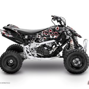 Kit Déco Quad Freegun Eyed Can Am DS 90 Gris Rouge () 2008-2023