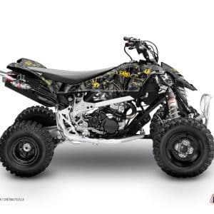 Kit Déco Quad Camo Can Am DS 450 Noir Jaune () 2008-2015