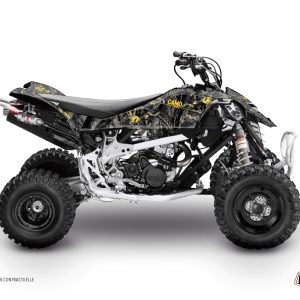 Kit Déco Quad Camo Can Am DS 650 Noir Jaune () 2001-2006