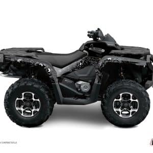 Kit Déco Quad Zombies Dark Can Am Outlander 500-650-800 MAX Noir () 2010-2012