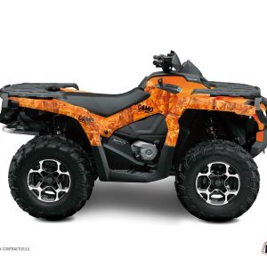Kit Déco Quad Camo Can Am Outlander 1000 Orange () 2012-2014