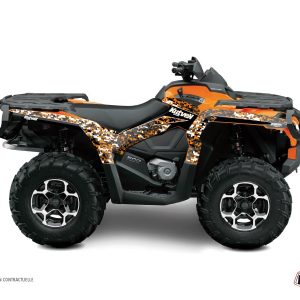 Kit Déco Quad Predator Can Am Outlander 1000 Orange () 2012-2014