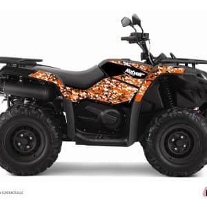 Kit Déco Quad Predator CF MOTO CFORCE 520 S Noir Orange () 2016-2023