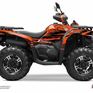 Kit Déco Quad Splatter CF MOTO CFORCE 600 Orange () 2020-2023