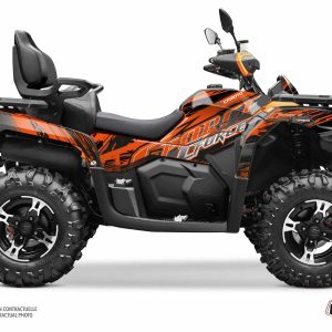 Kit Déco Quad Brush CF MOTO CFORCE 600 TOURING Orange () 2020-2023