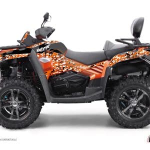 Kit Déco Quad Predator CF MOTO CFORCE 800 S Noir Orange () 2013-2016